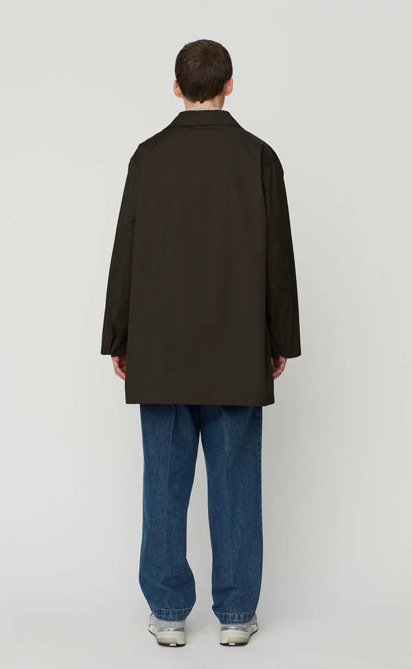 mfpen Carless Coat - Dark Brown Canvas | Garmentory