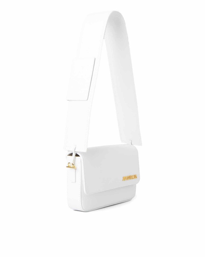 JACQUEMUS★Le Carinu レザー ショルダーバッグ ホワイト 鞄 Jacquemus Le Carinu in White – DPUS Designer Outlet