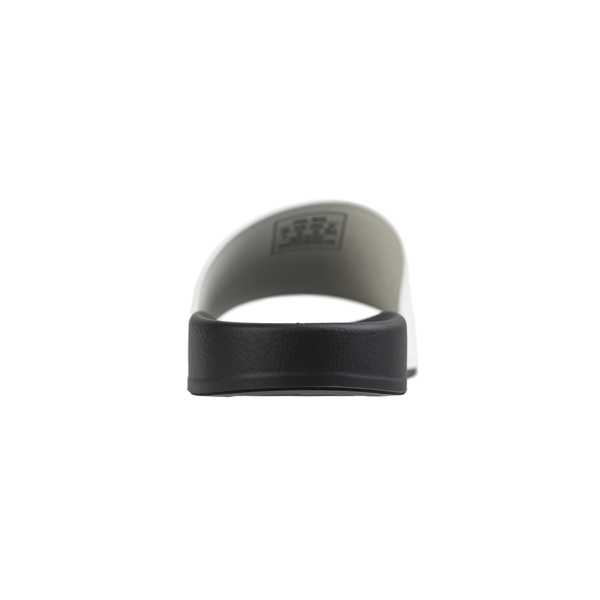 Balenciaga Logo Pool Slides - Black/White | Garmentory