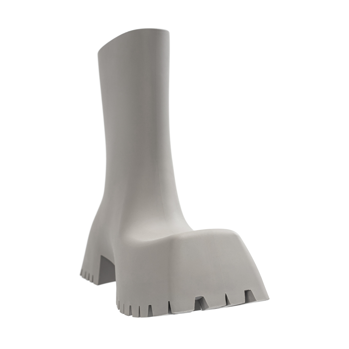 Balenciaga Rubber Trooper Boots - Gray | Garmentory