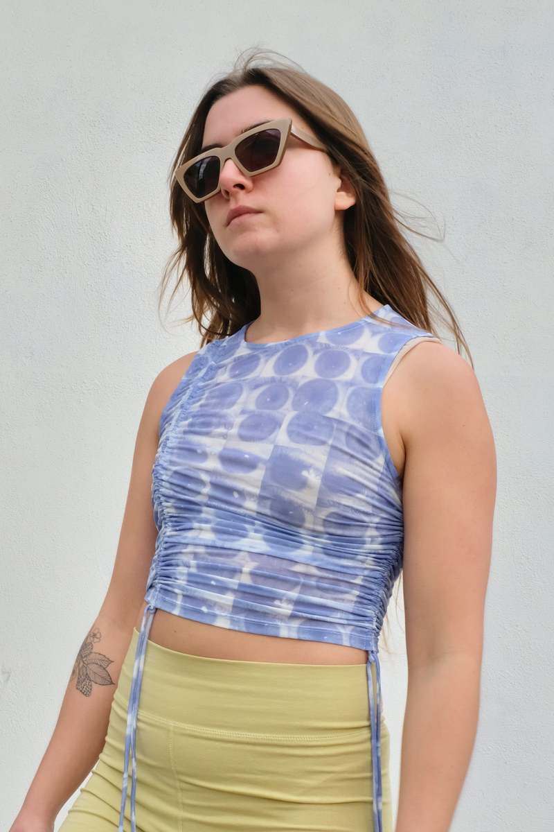 Paloma Wool Baviera Sleeveless Top - Soft Blue | Garmentory