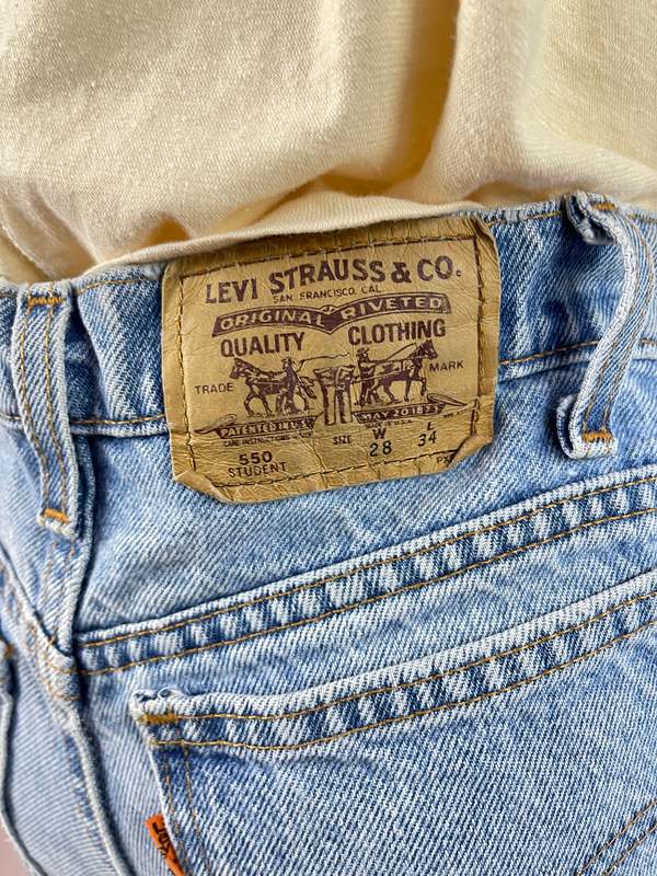Vintage Levi's Orange Tab 550 Student Denim (00/24) Garmentory