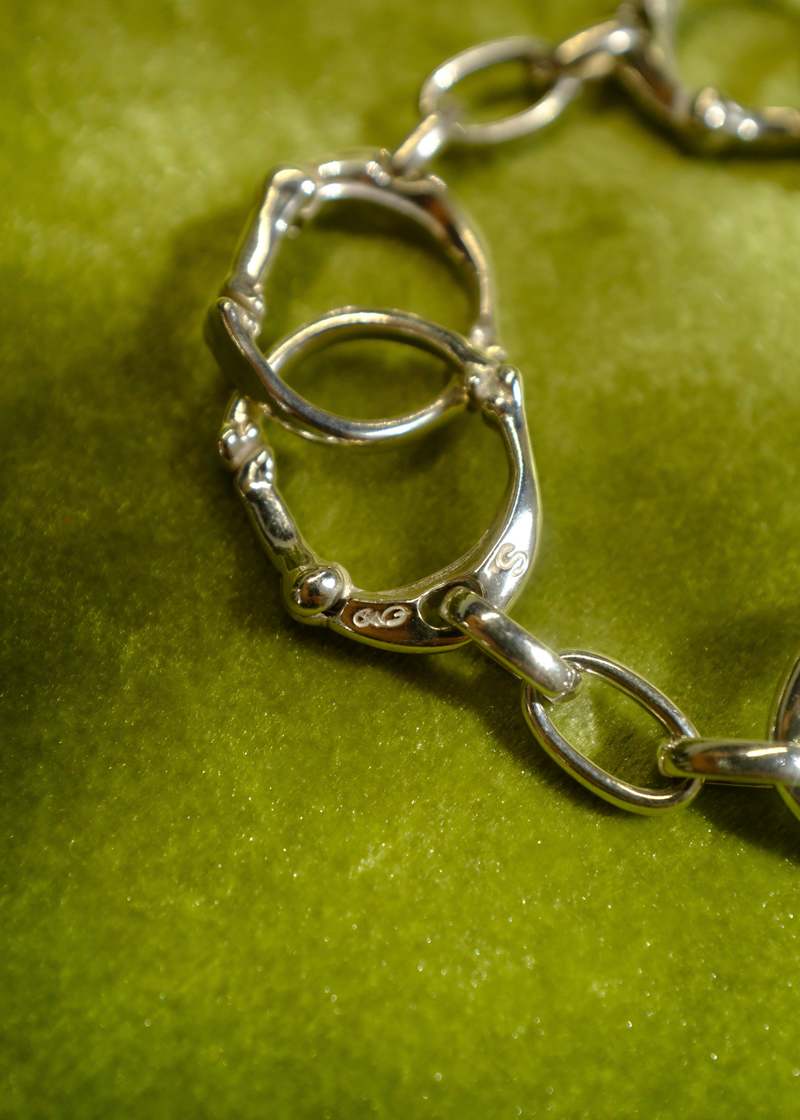 TAKAHIROMIYASHITA The Soloist. Bone Shaped Carabiner Bracelet