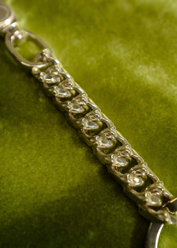 TAKAHIROMIYASHITA The Soloist. Bone Shaped Key Chain - .925 Silver