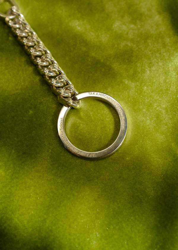 TAKAHIROMIYASHITA The Soloist. Bone Shaped Key Chain - .925 Silver