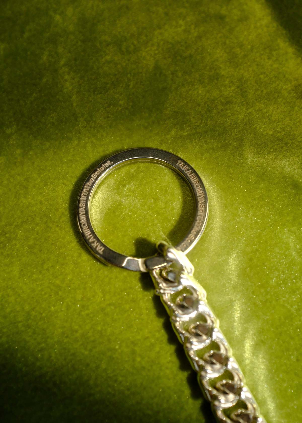 TAKAHIROMIYASHITA The Soloist. Silver Bone Shaped Wallet Chain