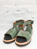 Softy Militaire Sandals - Sage Green - Thumbnail 1