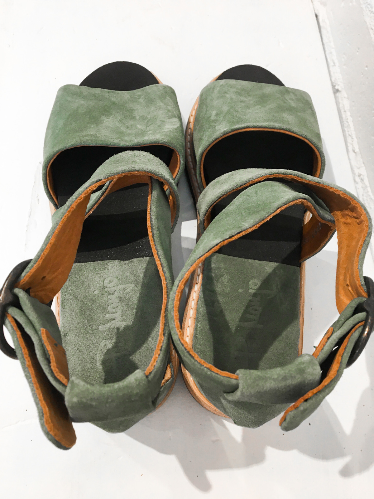 Softy Militaire Sandals - Sage Green - Image 5 of 5