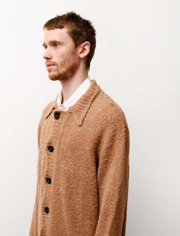 トップス OUR LEGACY Caramel Cloudy Cotton Our Legacy - Big Cardigan Caramel Cloudy Cotton