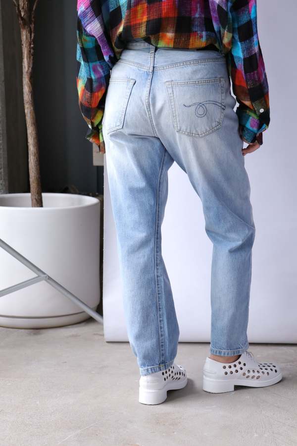 R13 Cross Over Jean - Stevie Blue 