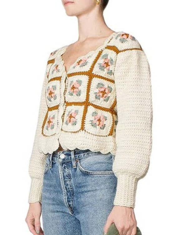 Tach Clothing Telma Cardigan Sweater Cream Garmentory