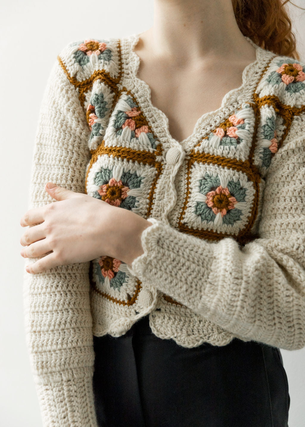 Tach Clothing Telma Cardigan Sweater Cream Garmentory