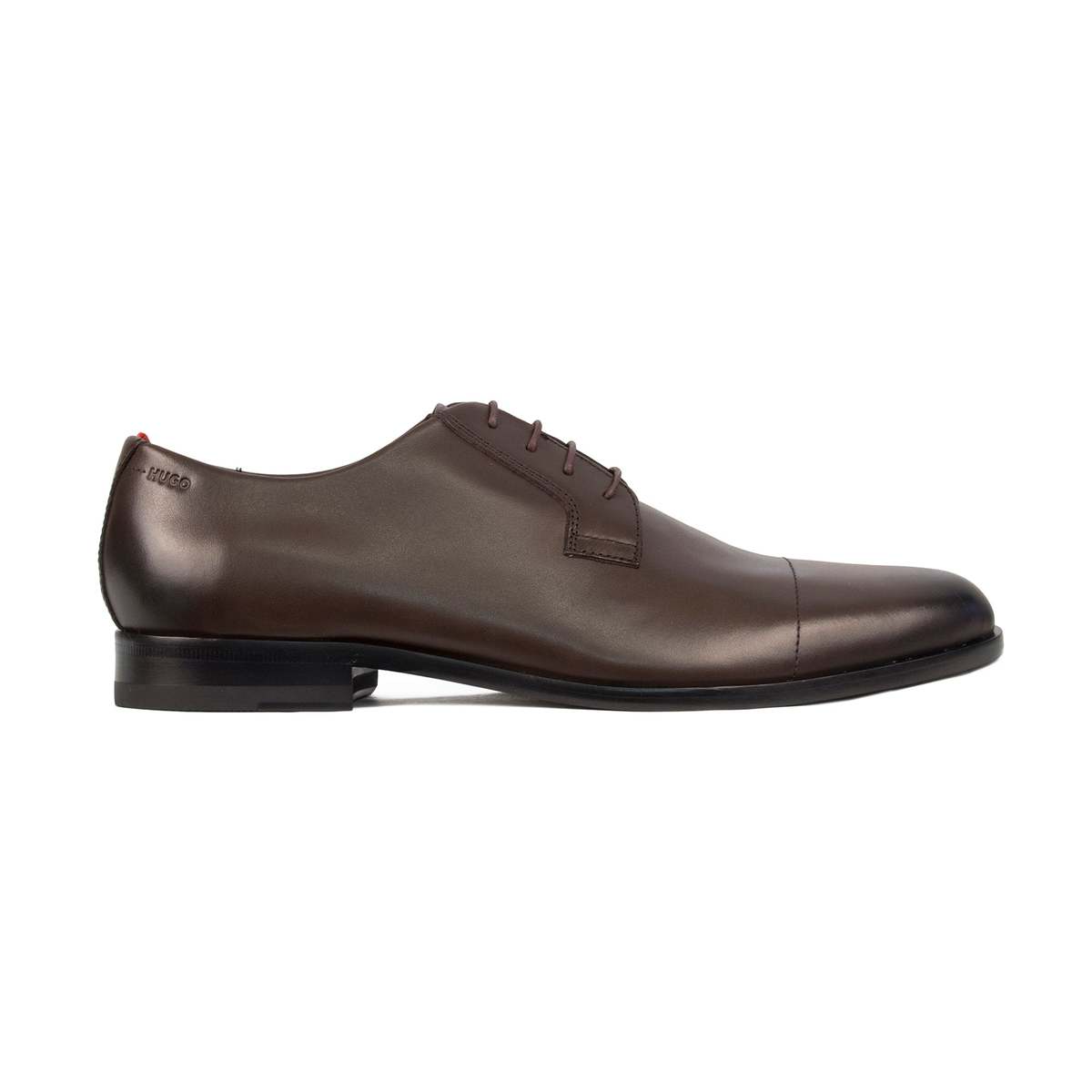 Hugo Ruston Derby Leather Shoe - Brown | Garmentory