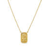 Sierra Winter Jewelry Sun Child Necklace - Gold Vermeil/Swiss Blue Topaz - Thumbnail 3