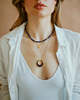Sierra Winter Jewelry Sun Child Necklace - Gold Vermeil/Swiss Blue Topaz - Thumbnail 1