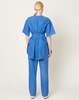 Caron Callahan Kalloni Linen Set - Blue Stripe - Thumbnail 3