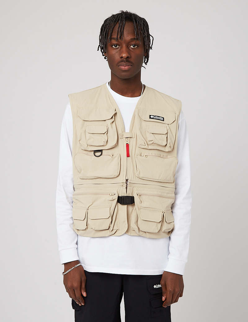 ウェア Columbia FIELD CREEK BIG HORN VEST XL Columbia Field Creek Big Horn Vest - Black | Flatspot