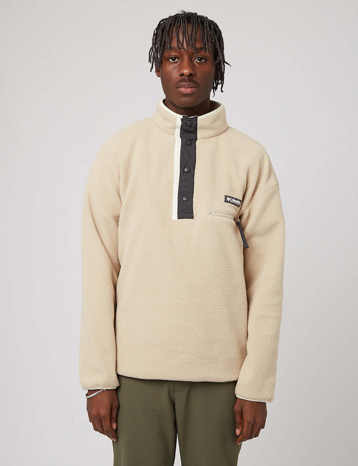 Columbia Helvetia Half Snap Fleece - Ancient Fossil | Garmentory