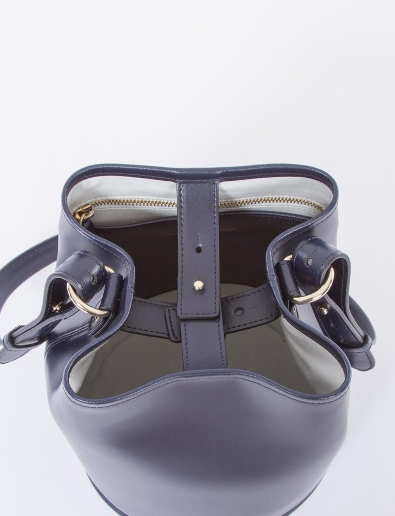 Sac à Main équestre En Cuir Creatures Of Comfort - Couleur Marine Et Blanc - Neuf Sans étiquette
