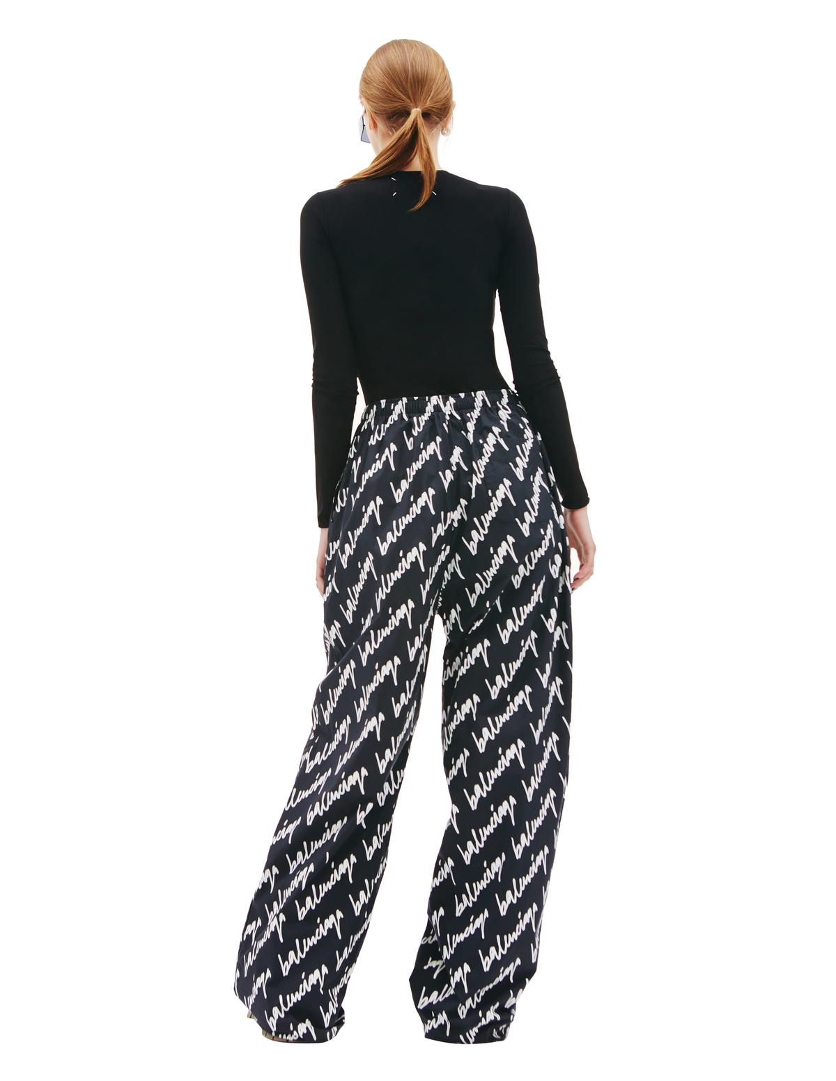 Balenciaga Sweatpants - Navy Scribble - Image 3 of 4