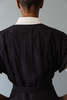 Caron Callahan Adalay Dress - Black Poplin - Thumbnail 4
