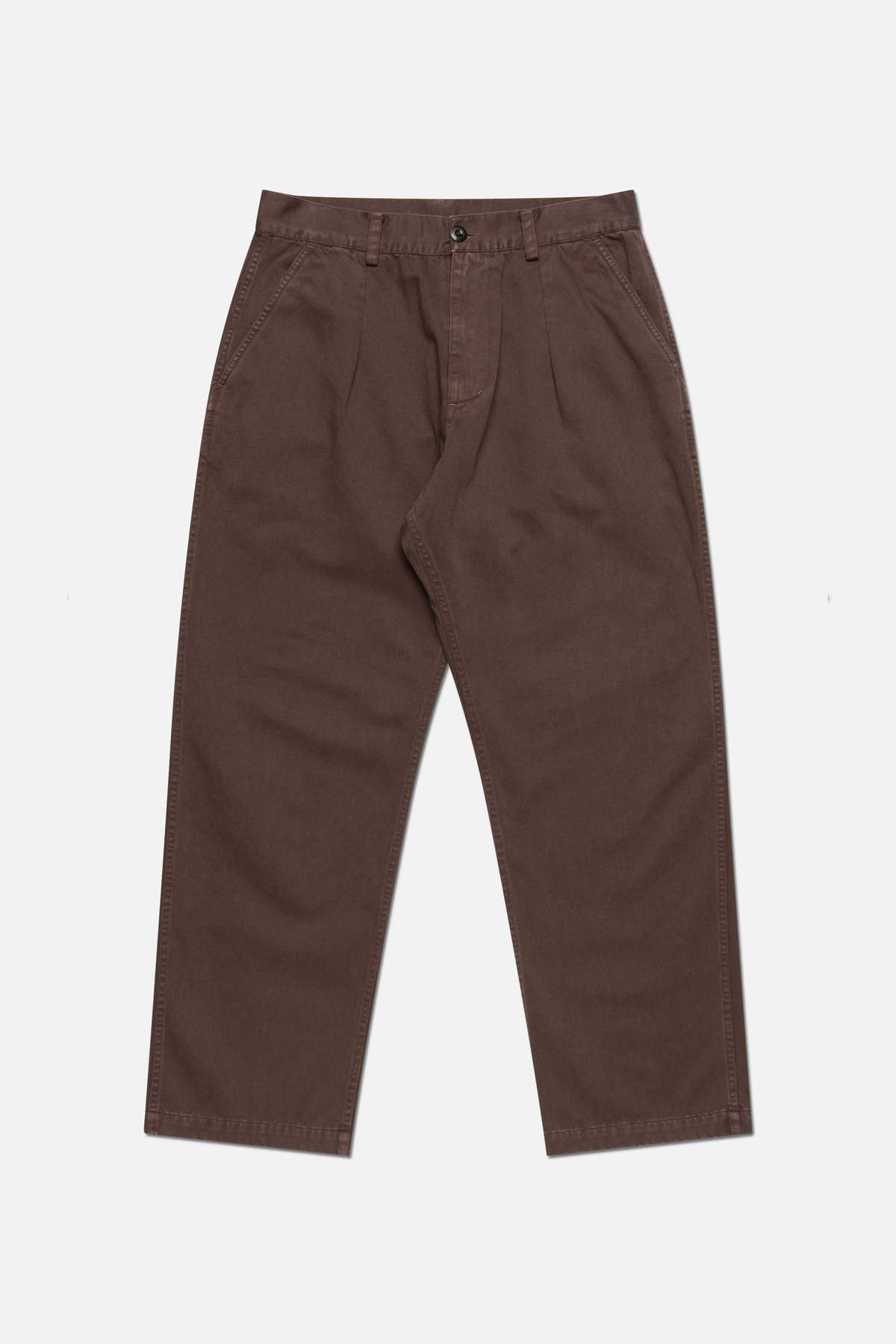 General Admission Pleated Pant - Brown - Image 4 of 4