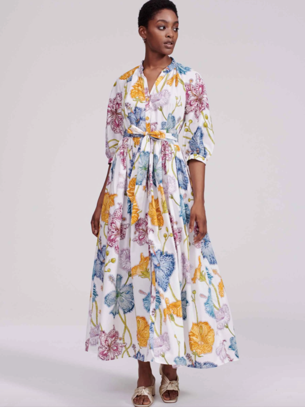 hayley menzies shirt dress Talitha Leo Silk Shirt Dress Multi
