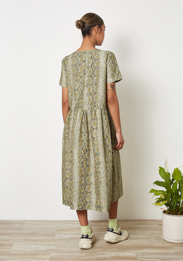 YMC Perhacs Short Sleeve Dress- Snake 