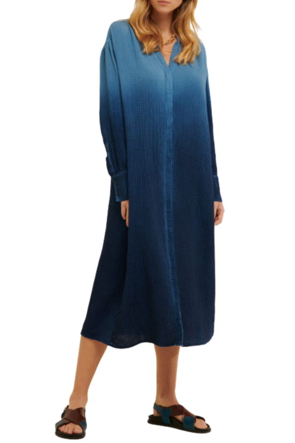 Chloe Stora Menelik Dress - Bleu