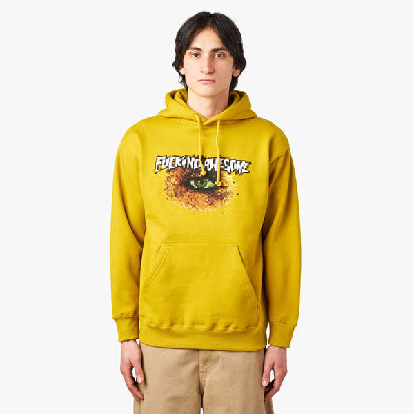 Fucking Awesome イエロー パーカー M Fucking Awesome Pixel Eye Pullover Hoodie sweater | Garmentory
