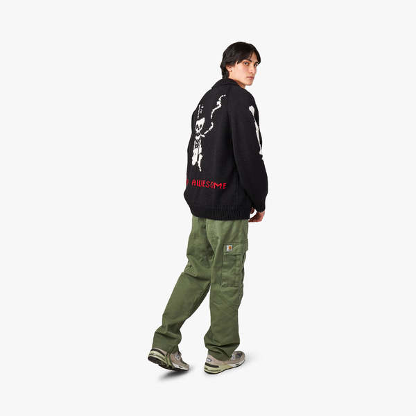 Fucking Awesome Zip Cardigan - Black | Garmentory