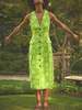 THE ODELLS Callie Dress - LIME MULTI - Thumbnail 1