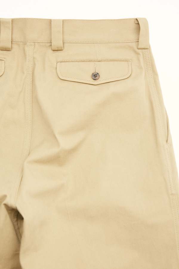 Comme Des Garçons Homme Cotton Selvedge Chino Cloth Pants - Beige