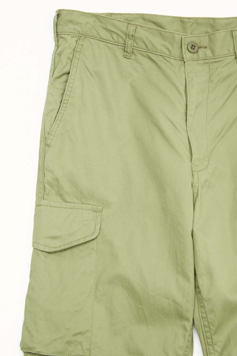 Comme Des Garons Homme Cotton Twill Garment Treated Cargo Pants - Khaki