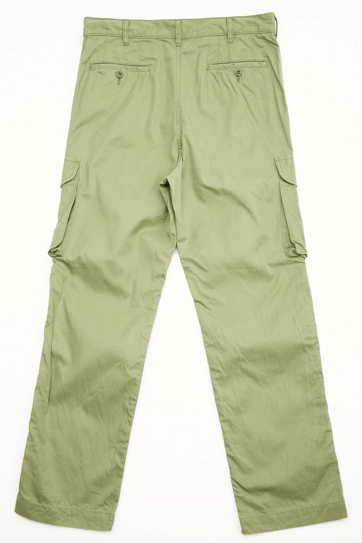 Comme Des Garçons Homme Cotton Twill Garment Treated Cargo Pants - Khaki - Image 6 of 8