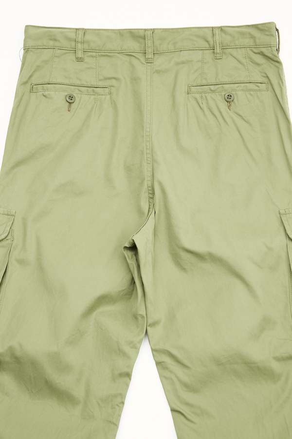 Comme Des Garons Homme Cotton Twill Garment Treated Cargo Pants - Khaki