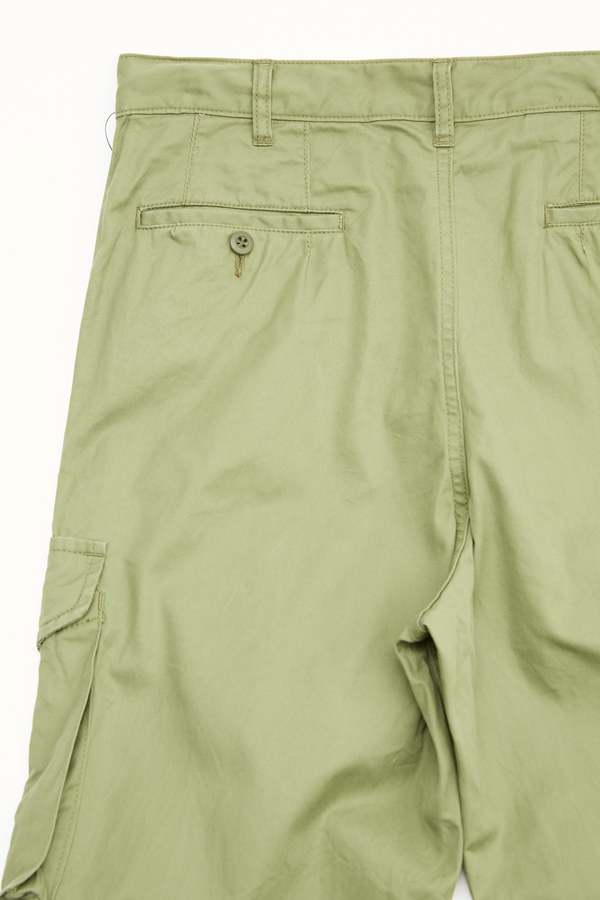 Comme Des Garons Homme Cotton Twill Garment Treated Cargo Pants - Khaki