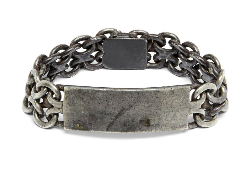 FORTUNE GOODS VINTAGE 1940's HEAVY MEXICAN SILVER ID