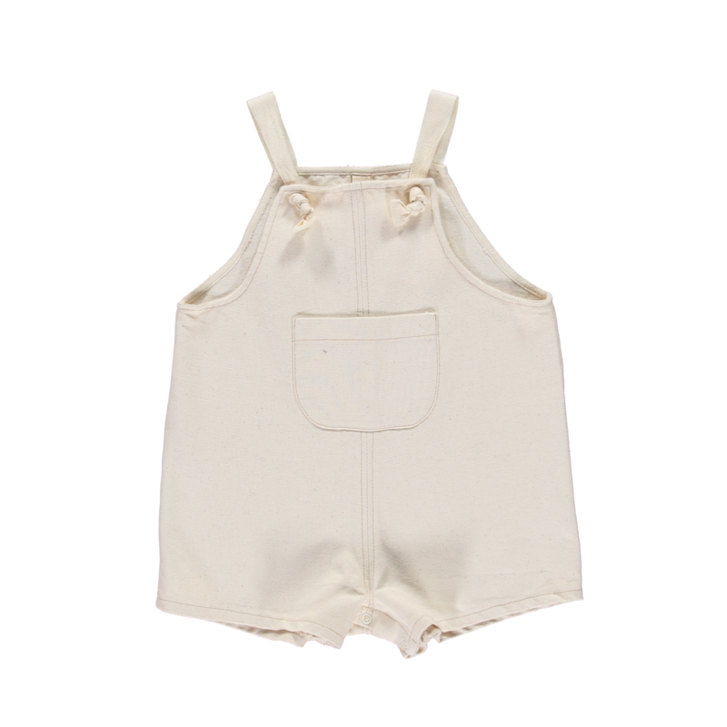 Liilu Denim Baby Romper - Ecru