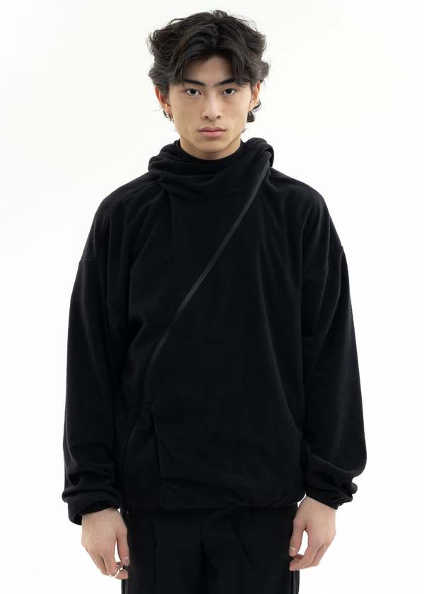 POST ARCHIVE FACTION (PAF) 4.0+ HOODIE CENTER sweater - Black