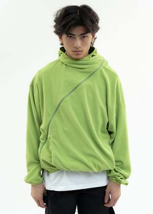 POST ARCHIVE FACTION (PAF)4.0+ HOODIE CENTER sweater - Green