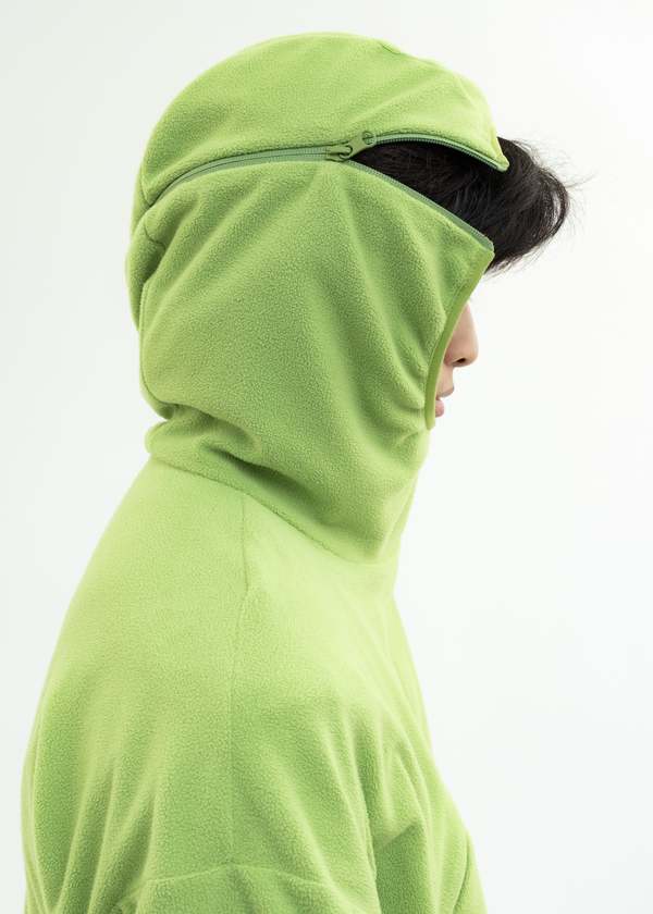 POST ARCHIVE FACTION (PAF)4.0+ HOODIE CENTER sweater - Green
