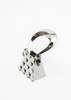 Shushu/Tong Metal Bag - Silver Polka Dot - Thumbnail 1