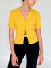 Knit Cardigan - Yellow  - Thumbnail 4