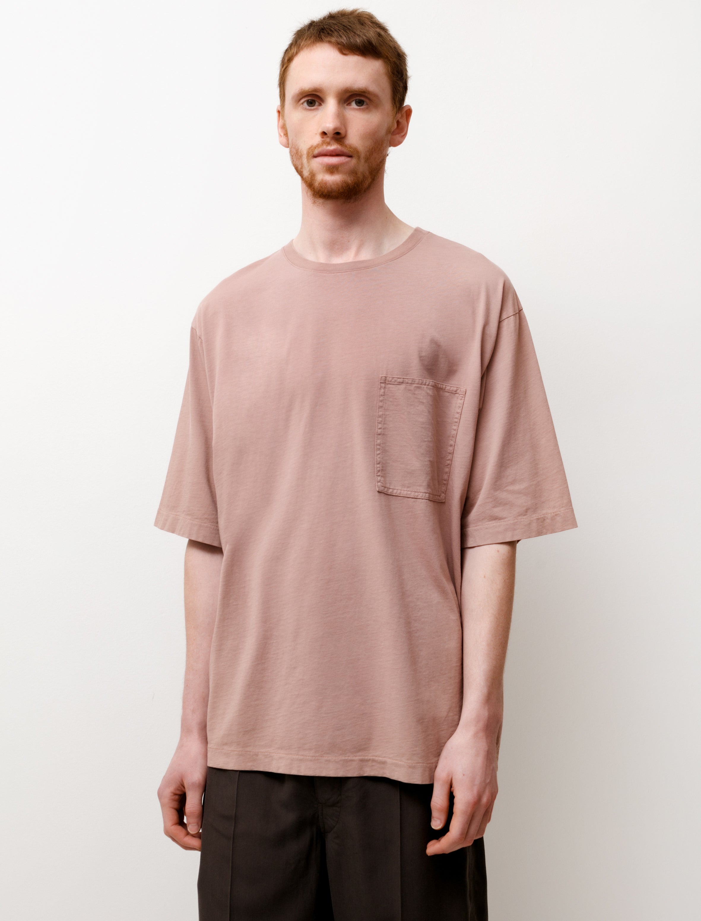 Lemaire Boxy T Shirt - Mauve | Garmentory