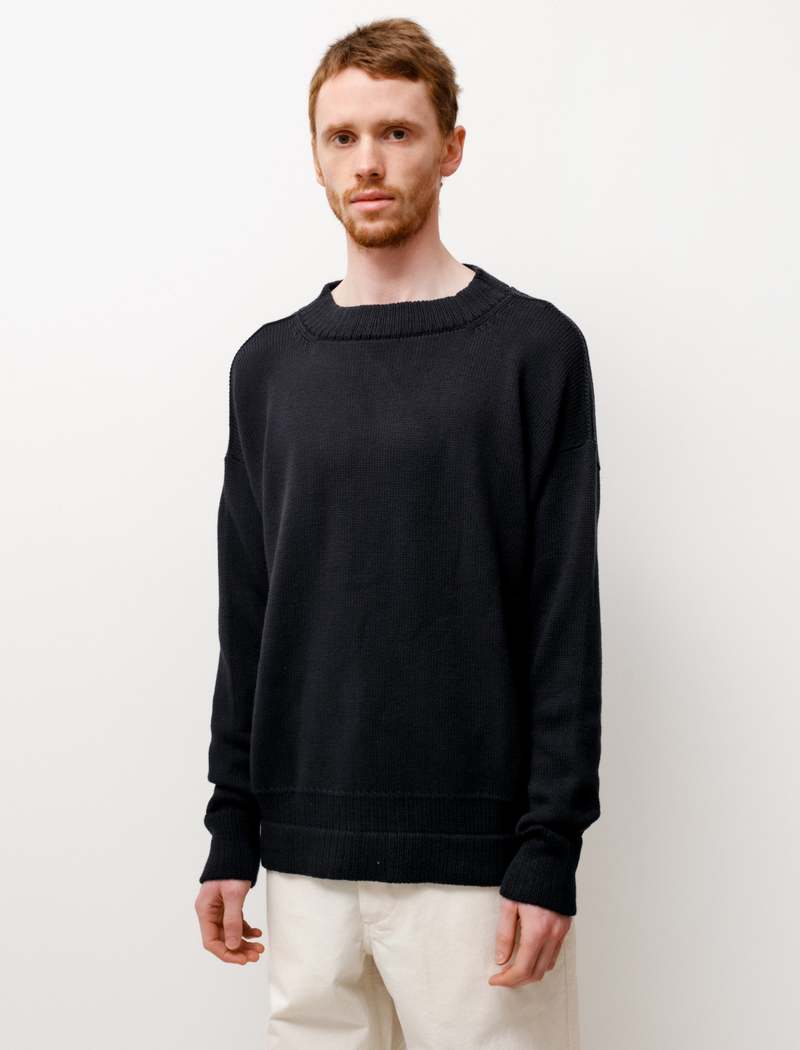 トップス MARGARET HOWELL IRREGULAR SPUN COTTON Margaret Howell Simple Guernsey Irregular Spun Cotton