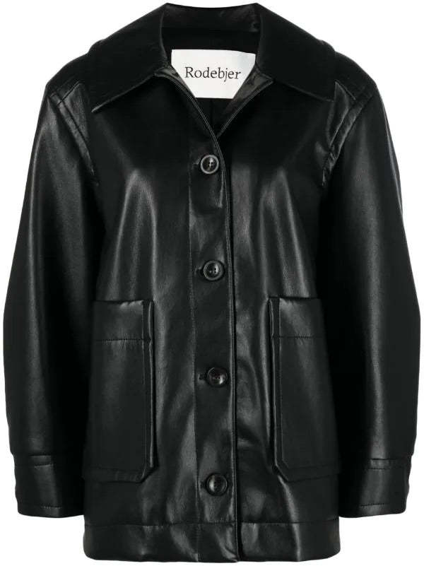 Rodebjer Angelica Leather Jacket - Black | Garmentory