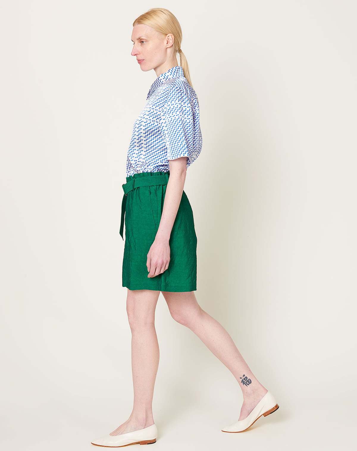 Petros Shorts in Wild Green - Image 3 of 4