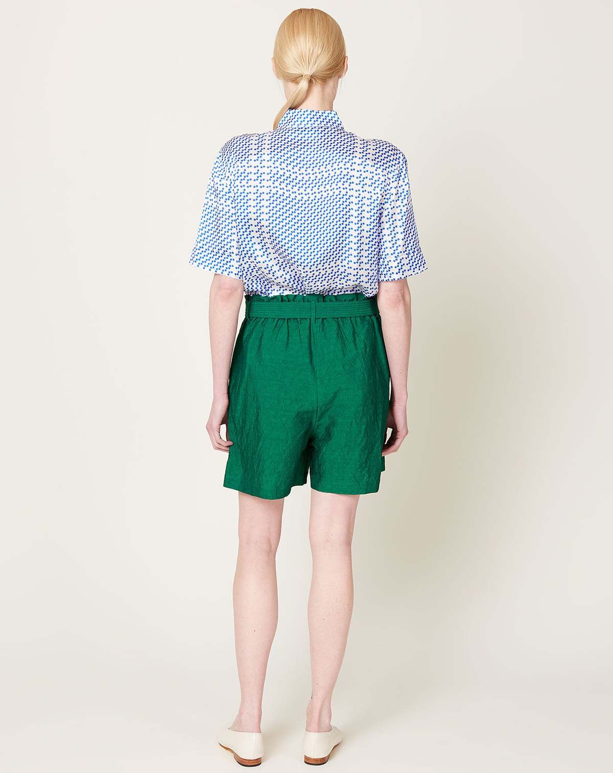 Petros Shorts in Wild Green - Image 2 of 4