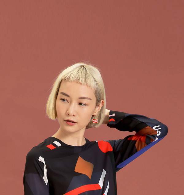 MATTER MATTERS Open & Closed Earrings - Red/Green